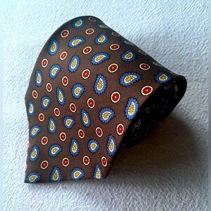 Mr. Rome Italian Style 100% Silk Men’s Paisley Tie
